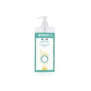 Crème hydro-alcoolique 500ml 1 flacon(s) de 500 millilitre(s) crème hydroalcoolique wyritol monoi jasmin 500ml à pompe gel hydroalcoolique - wyritol