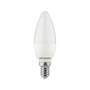 Ampoules flammes d&eacute;polies blanc chaud 2700 &deg;k 470 15000 heure(s) 4.2 w e14 1 pi&egrave;ce(s) non ampoule flamme d&eacute;polie 4,2w 2700&deg;k 470lm e14 - sylvania