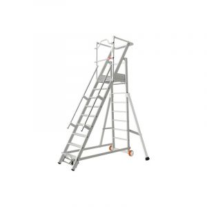 Escaliers mobiles 46 kg 1 pi&egrave;ce(s) 150 kg escalier mobile - 9 marches 9 3.97 m 1.97 m - tubesca-comabi