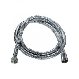 Flexible - inox chromé / double agrafage flexible inox chromé double agrafage anti-torsion 1m50 1 pièce(s) - edouard rousseau sas