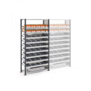 Rayonnage advance rangements sp&eacute;cialis&eacute;s 1 pi&egrave;ce(s) rangement fixation advance 2000 x 1000 x 400 mm d&eacute;part 1000 mm &eacute;l&eacute;ment de d&eacute;part 2000 mm mi-lourd