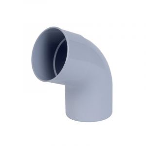 Coude pvc coude mâle-femelle 67°30 ø 80 mm gris 1 pièce(s) - nicoll