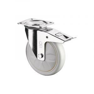 Rouleau de renvoi bs rollen 1 pi&egrave;ce(s) rouleau de renvoi d. de la roue 125&nbsp;mm cap. charge 450&nbsp;kg - bs rollen