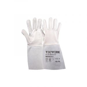 Lot lot gant de soudeur mexico z tecwerk 1 carton(s) de 10 paire(s) gant de soudeur mexico z taille 10 gris - tecwerk