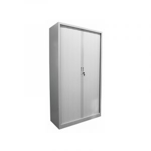 Armoire &agrave; rideaux coulissants 75 kg gris 1 pi&egrave;ce(s) 1200 mm m&eacute;tal haute 1950 mm rideaux coulissants armoire &agrave; rideaux haute 1950 x 1200 x 460 mm - gri