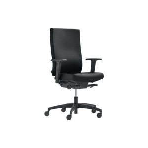 Chaise de bureau pivotante dauphin 1 pièce(s) chaise bureau pivotante synchrone noir 400-520mm - dauphin