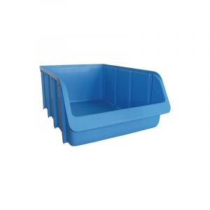Lot bo&icirc;te de rangement &agrave; ouverture frontale h&uuml;nersdorff 1 carton(s) de 7 pi&egrave;ce(s) bo&icirc;te rangement ouv front l489/422xl312xh184mm pp bleu - h&uuml;nersdorff