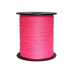 Drisse standard fluo 1 bobine(s) de 100 mètre(s) linéaire drisse fluo rose ø 1.5 mm avec dévidoir - corderie mesnard