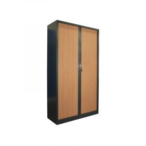 Armoire &agrave; rideaux coulissants 1 pi&egrave;ce(s) 1200 mm m&eacute;tal haute 1950 mm h&ecirc;tre rideaux coulissants 72.6 kg 460 mm armoire &agrave; rideaux haute 1950 x 1200 x 46