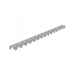 Cale d'armature ufix horizontale lin&eacute;aire cale armature ufix pvc 2m h25mm profil type a 1 barre(s) de 2 m&egrave;tre(s) lin&eacute;aire - plaka group