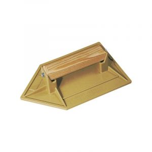 Taloches en abs jaune taloche abs jaune pointue 27 x 18 cm 270 mm 1 pi&egrave;ce(s) 180 mm abs taloche simple pointue - sofop taliaplast