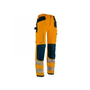 Pantalon haute visibilit&eacute; fiord 200 - 300 g 2xl 7 et plus pantalon 1 pi&egrave;ce(s) polyamide / &eacute;lasthanne , polyester recycl&eacute; classe 1, classe 2 bleu, oran
