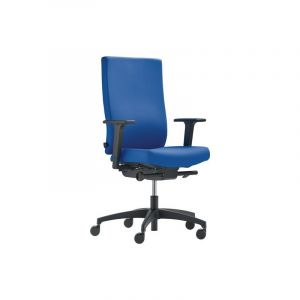 Chaise de bureau pivotante dauphin 1 pièce(s) chaise bureau pivotante synchrone bleue azur 400-520mm - dauphin