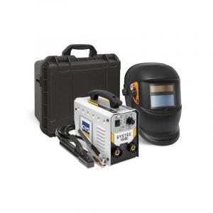 Pack gystec 180 la + casque venus 3/9-13 g 3.7 kg monophas&eacute; 230v 1 pack(s) 100 a &agrave; 60% pack gystec 180 la + casque venus 3/9-13 g mma/tig 15 - 180 a -