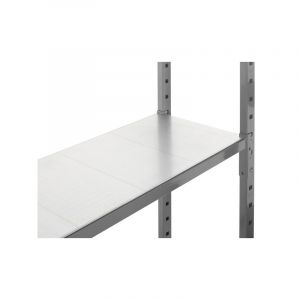 Rayonnage mi-lourd fliplus lot platelages tôle 1010x800 mm 1 lot(s) de 4 pièce(s) 2000 mm accessoire mi-lourd 800 mm 500 kg 2500 kg 1010 mm - manorga