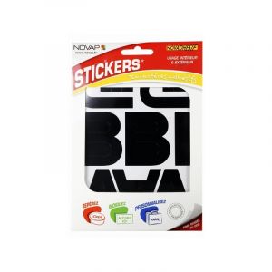 Caractères autocollants novadhesif lettres novadhesif autocollantes 60 mm blanc 1 pièce(s) - novap