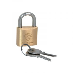 Cadenas ajax 1322 45 s'entrouvant 1 pi&egrave;ce(s) cadenas laiton ajax 1322 45 mm s'entrouvrant - vachette aube