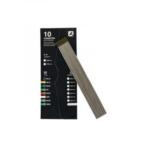 Lot électrode en tungstène wl15 tigzone 1 carton(s) de 10 pièce(s) électrode en tungstène wl15 d. 3,2 mm longueur 175 mm - tigzone