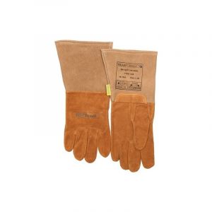 Lot gants de soudeur weldas 1 carton(s) de 5 paire(s) gants de soudeur taille l (9) orange - weldas