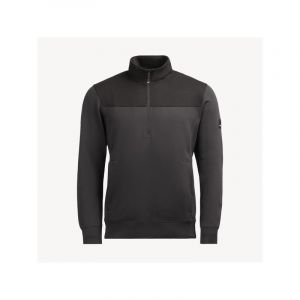 Sweat col montant rob 200 - 300 g l entre 1 et 3 coton / polyester sweat anthracite/noir 1 pièce(s) sweat zip rob anthracite/noir tl gris, noir - fhb