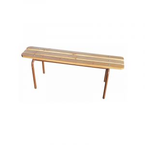 Banc empilable 3 lattes en bois 5.6 kg 1200 mm 1 pi&egrave;ce(s) banc empilable 3 lattes en bois 1200 x 340 x 450 mm bois 340 mm 450 mm - mobika