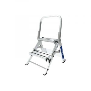 Marchepied pliable step up 7.2 kg 2 1 pi&egrave;ce(s) 150 kg marchepied pliable step up 2 marches 0.44 m 2.44 m - tubesca-comabi