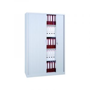 Armoire &agrave; rideaux coulissants blanc 75 kg 1 pi&egrave;ce(s) 1200 mm m&eacute;tal haute 1950 mm rideaux coulissants 460 mm armoire &agrave; rideaux haute 1950 x 1200 x 460