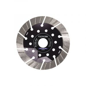 Disque &agrave; tron&ccedil;onner diamant beton pro tecwerk 1 pi&egrave;ce(s) disque &agrave; tron&ccedil;onner diamant beton pro &oslash; 350mm per&ccedil;age 25,4mm - tecwerk