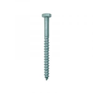 Tirefond &agrave; visser / charpente bois tirefond &agrave; visser m8 x 120 mm (lbt2) - galva t&ecirc;te hexagonale (h) bois, bois dur couverture 120 mm 8 mm sans emprein