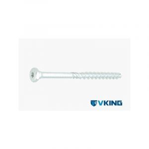 Tirefond tête hexagonale torx zingué blanc tête hexagonale (h) torx (x) bois, bois dur 120 mm assemblage bois, charpente en bois 8 mm 1 boîte(s) de 50