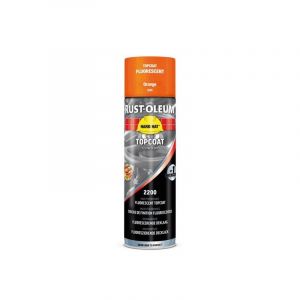 Peinture fluorescente en aérosol hard hat® 1 aérosol(s) de 500 millilitre(s) peinture fluorescente en aérosol hard hat® - orange - rustoleum