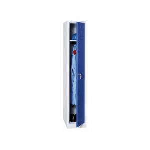 Vestiaire industrie propre 1 pi&egrave;ce(s) vestiaire industrie propre 1 case 1800x315x500mm - bleu - mobika