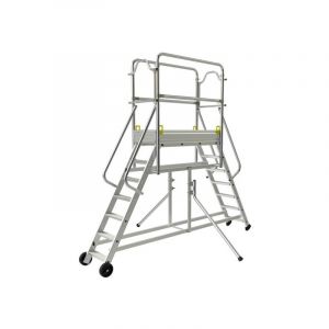 Passerelles banches 50 kg 7 1 pi&egrave;ce(s) passerelle banche 7 marches roulante 150 kg 3.48 m 1.48 m - tubesca-comabi