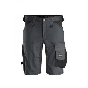 Short de travail allround 200 - 300 g entre 4 et 6 gris 60 bermuda 1 pi&egrave;ce(s) coton / polyester, &eacute;lasthanne short allround stretch gris acier t60 - sn