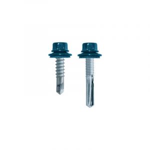 Vis autoperceuse colorvis / charpente métallique vis autoperceuse colorvis m5,5 x 25 mm pi anthracite tête hexagonale (h) 25 mm bardage acier, alumini