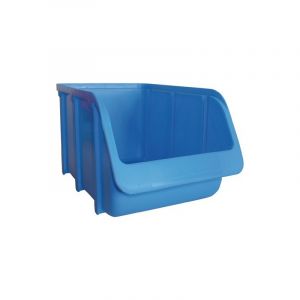 Lot bo&icirc;te de rangement &agrave; ouverture frontale h&uuml;nersdorff bo&icirc;te rangement ouv front l242/203xl146xh127mm pp bleu 1 carton(s) de 26 pi&egrave;ce(s) - h&uuml;nersdorf