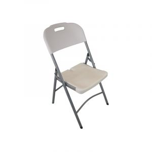 Chaise pliante - polypropyl&egrave;ne blanc 4.6 kg blanc 1 pi&egrave;ce(s) poly&eacute;thyl&egrave;ne 455 mm chaise pliante - polypropyl&egrave;ne blanc 880 mm 520 mm - mobika