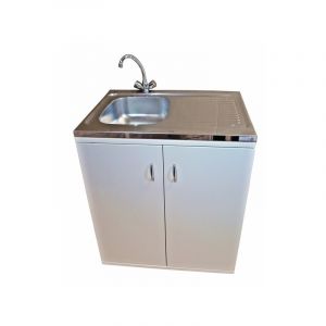 Kitchenette m&eacute;tal 800 mm 1 pi&egrave;ce(s) 600 mm 920 mm kitchenette kitchenette m&eacute;tal - mobika