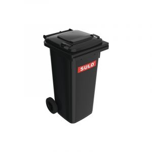 Lot bac à ordures sulo 1 carton(s) de 5 pièce(s) bac à ordures 120 l hdpe gris anthracite - sulo