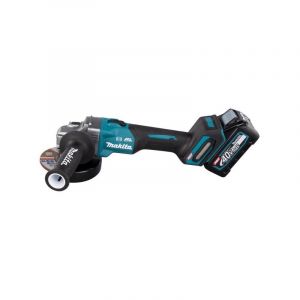 Meuleuse 125 ga005gz01 2 batterie moteur sans charbon 125 mm 4 ah 8500 trs/min 3.1 kg 1 coffret(s) meuleuse 125 40v 4h 18 v - makita