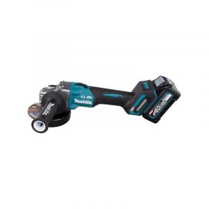 Meuleuse 125 ga005gz01 2 18 v batterie moteur sans charbon 125 mm 4 ah 8500 trs/min 3.1 kg 1 coffret(s) meuleuse 125 40v 4h - makita