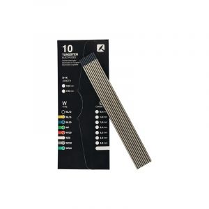 Lot électrode en tungstène wc20 tigzone 1 carton(s) de 10 pièce(s) électrode en tungstène wc20 d. 2,4 mm longueur 175 mm - tigzone