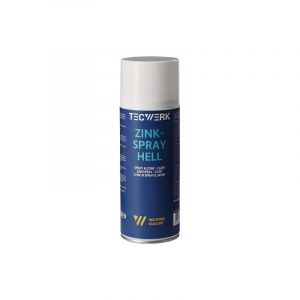 Zinc en spray clair 400 ml 1 carton(s) de 12 pièce(s) zinc en spray clair 400 ml - tecwerk