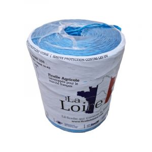 Ficelle agricole la loire bleu 1 bobine(s) de 5 kilogramme(s) polypropyl&egrave;ne ficelle agricole la loire 1500.00 m 152 dan - corderie mesnard