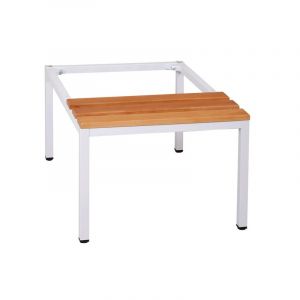 Socle-banc pour vestiaire industrie 1 pi&egrave;ce(s) socle-banc pour vestiaire industrie propre 2 cases - mobika