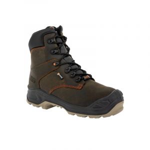 Chaussures de sécurité hautes nagara nouvelle génération cuir 38 composite haut polyuréthane 1 paire(s) chaussures hautes nagara marron t38 hautes - p