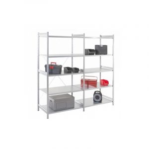 Rayonnage léger epsilon 1 kit(s) rayonnage epsilon 2000 x 1000 x 500mm échelles ouv. suivant 1000 mm léger 2000 mm élément suivant 500 mm 1600 kg 129