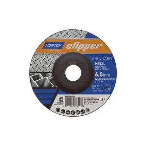 Meule ébarbage standard - métal 125 x 6,0 x 22,23 polyvalent déporté 125 mm 1 boîte(s) de 10 pièce(s) meule ébarbage standard - métal 125 x 6,0 x 22