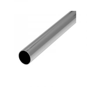 Tube de penderie 1 tube(s) de 2 mètre(s) linéaire 2.00 m tube de penderie rond ø19 mm - chromé rond acier chromé 19 mm - interges.com