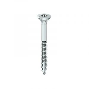 Lot vis à bois rocket® tf tx fp zbl (5 boites) avec l-boxx tête fraisée (tf) bois, bois dur, panneau de bois torx (x) 6 mm agencement de meuble, assem
